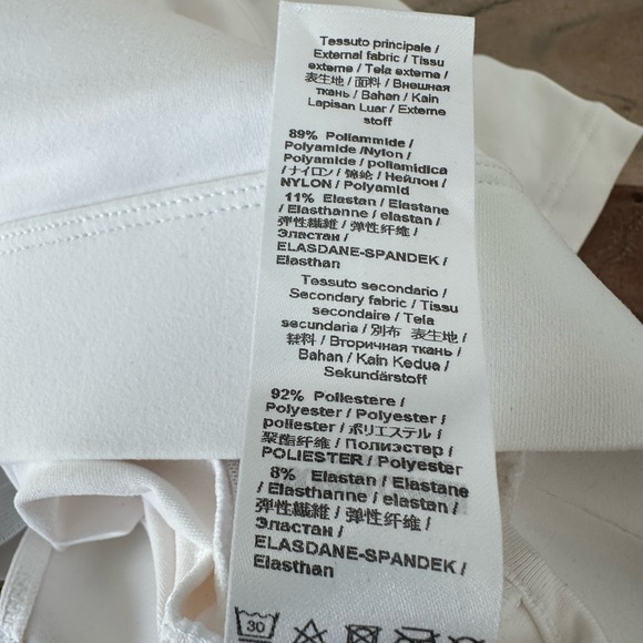 Roberto Cavalli White Long Sleeve Crop Top - Picture 11 of 11